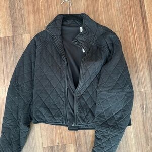 Lululemon Black Quilted Jacket